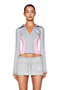 JENNIFER TOP - GREY