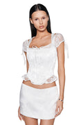KELLY CORSET - WHITE : SNOW WHITE