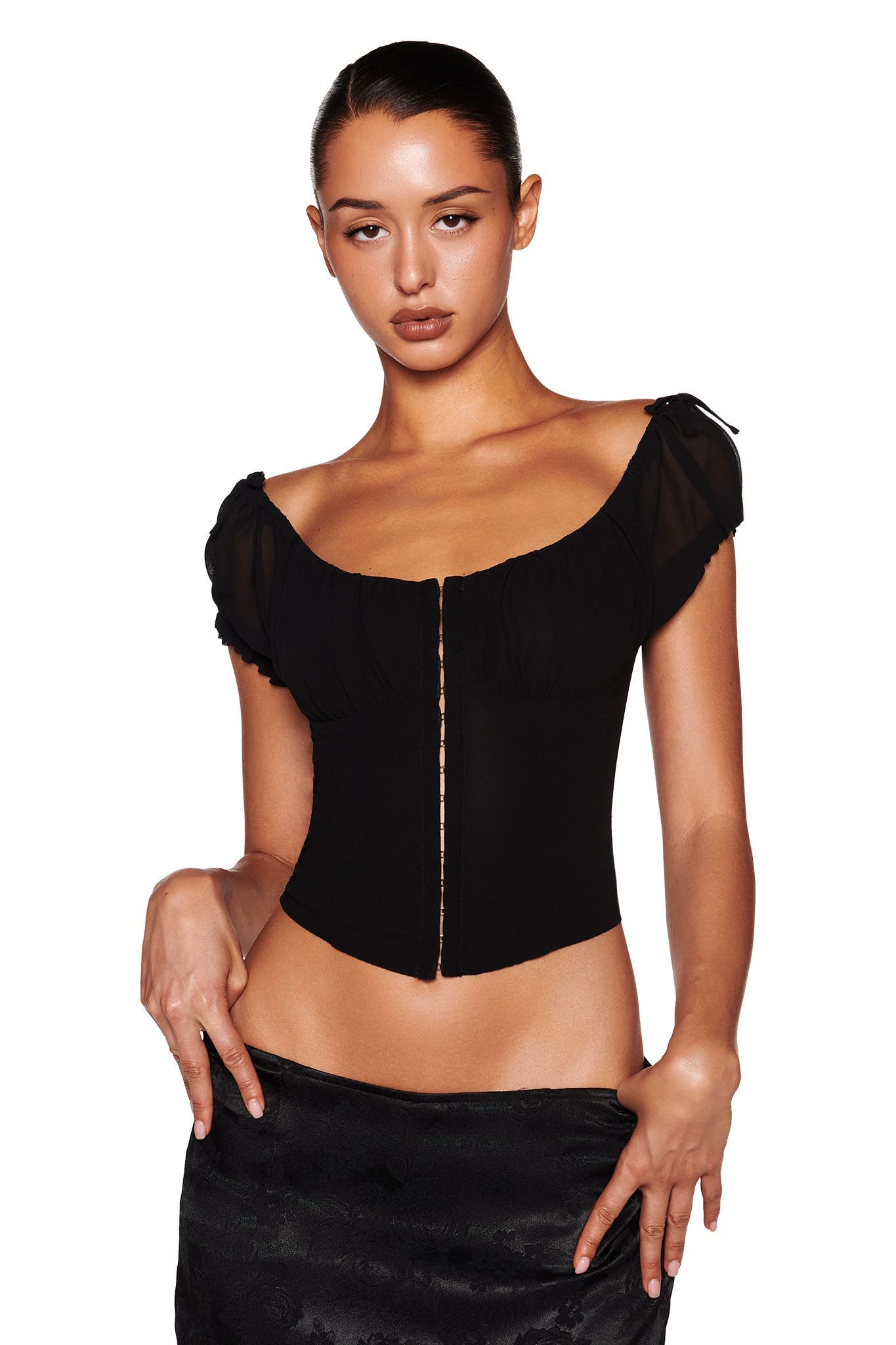 VALERIE GEORGETTE BUSTIER - BLACK