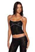 LORAH TOP - BLACK