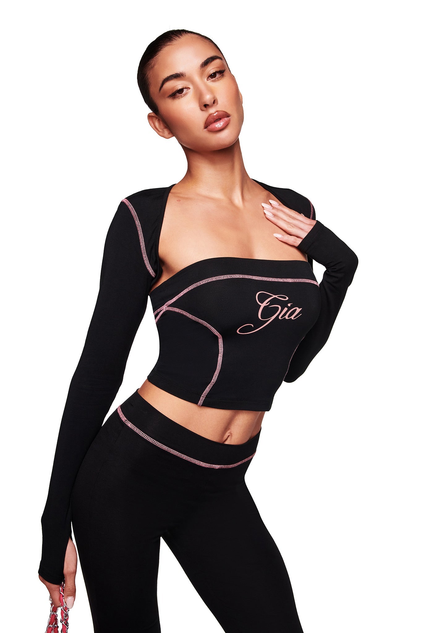 BLARE SHRUG - BLACK