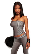 TRINITY BOOB TUBE - STRIPE