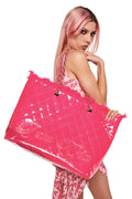 DANNI TOTE BAG - HOT PINK