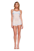 SERINA ROMPER - WHITE : LACE