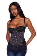 LUELLA CAMI TOP - BLACK : DITSY FLORAL