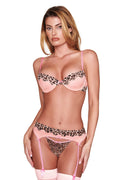 AMARI 3 PIECE SET - PINK : LEOPARD