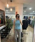 Lacoste top espalda abierta rework S