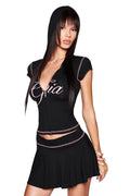 BLARE SKORT - BLACK