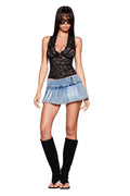 REMINI DENIM MINI SKORT - LIGHT WASH