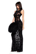 VENETIA MAXI DRESS - BLACK