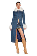 SYLVIE COAT - BLUE :  BLUE DENIM