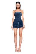 JOSIE MINI DRESS - BLUE