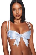 DELPHINA BIKINI TOP - BLUE : BABY BLUE