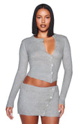 BEATRIZ SWEATER - GREY : MARLE