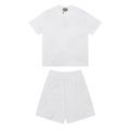 DENIM TEARS TRIPLE WHITE SHORT SET