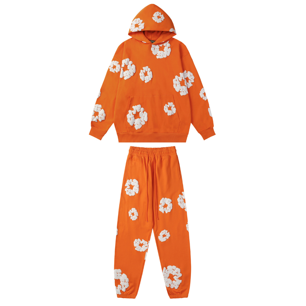 DENIM TEARS ORANGE TRACKSUIT