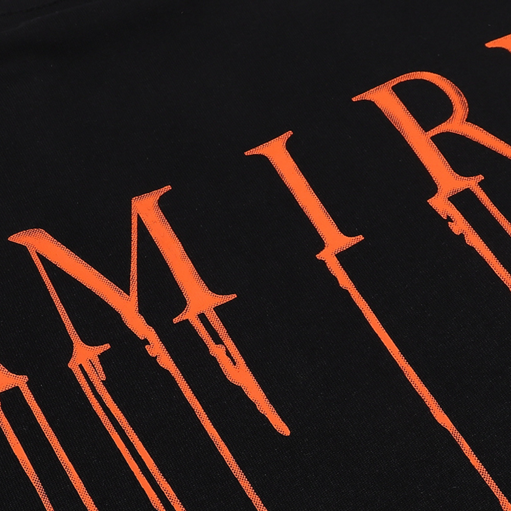 AMR PAINT DRIP AM BLACK T-SHIRT