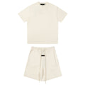 ESSENTIALS BEIGE SHORT SET
