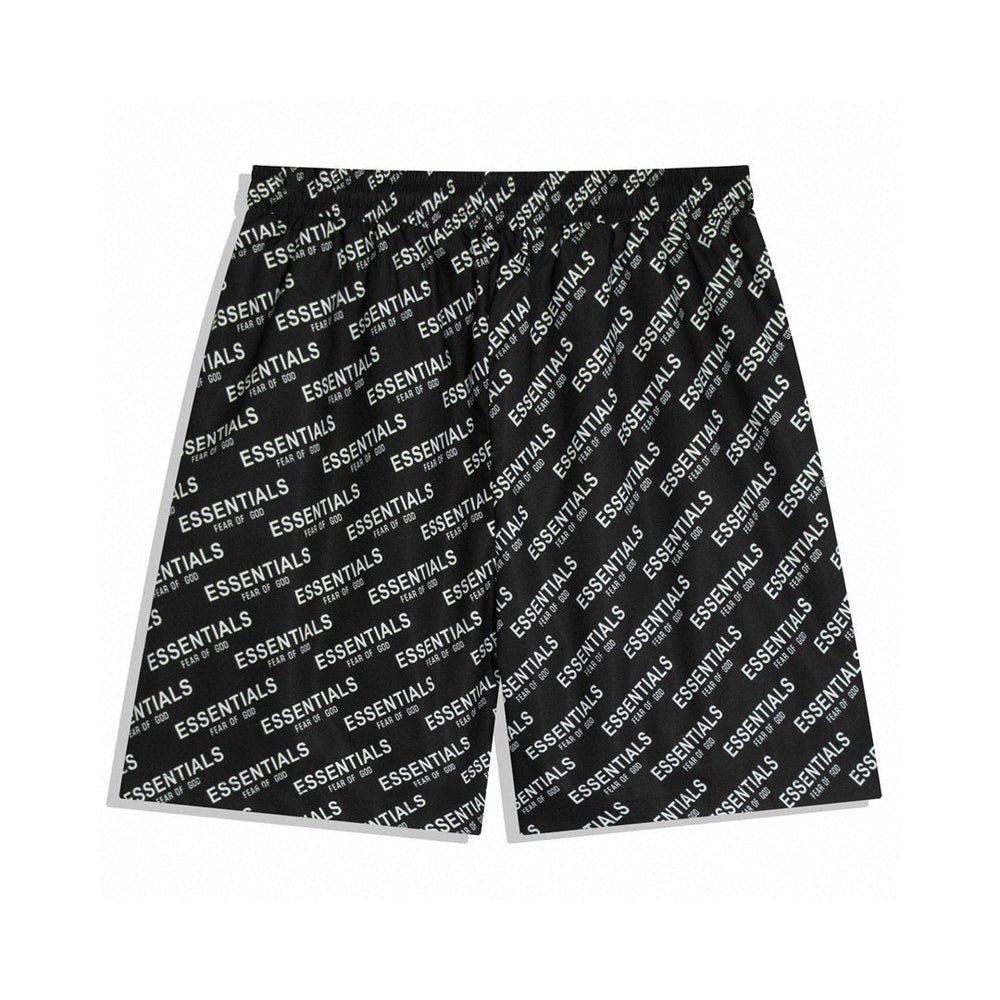 ESSENTIALS BLACK SHORTS