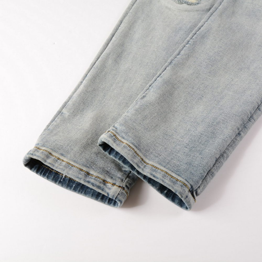 AMR BLACK LOGO JEANS