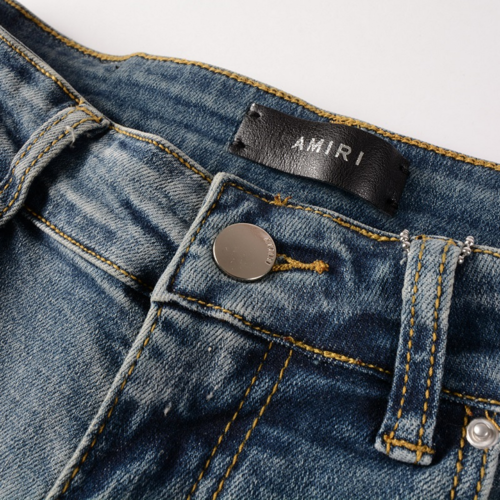 AMR BLACK LOGO JEANS