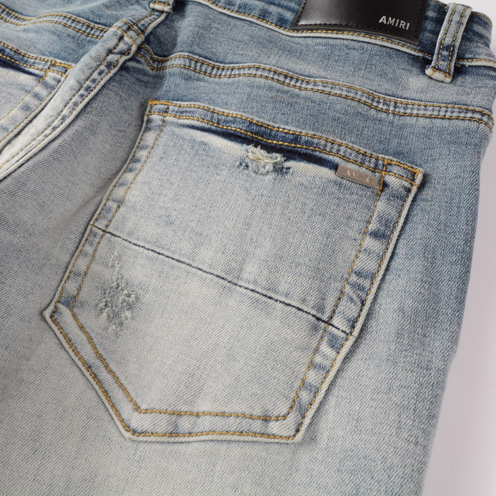 AMR BLACK LOGO JEANS