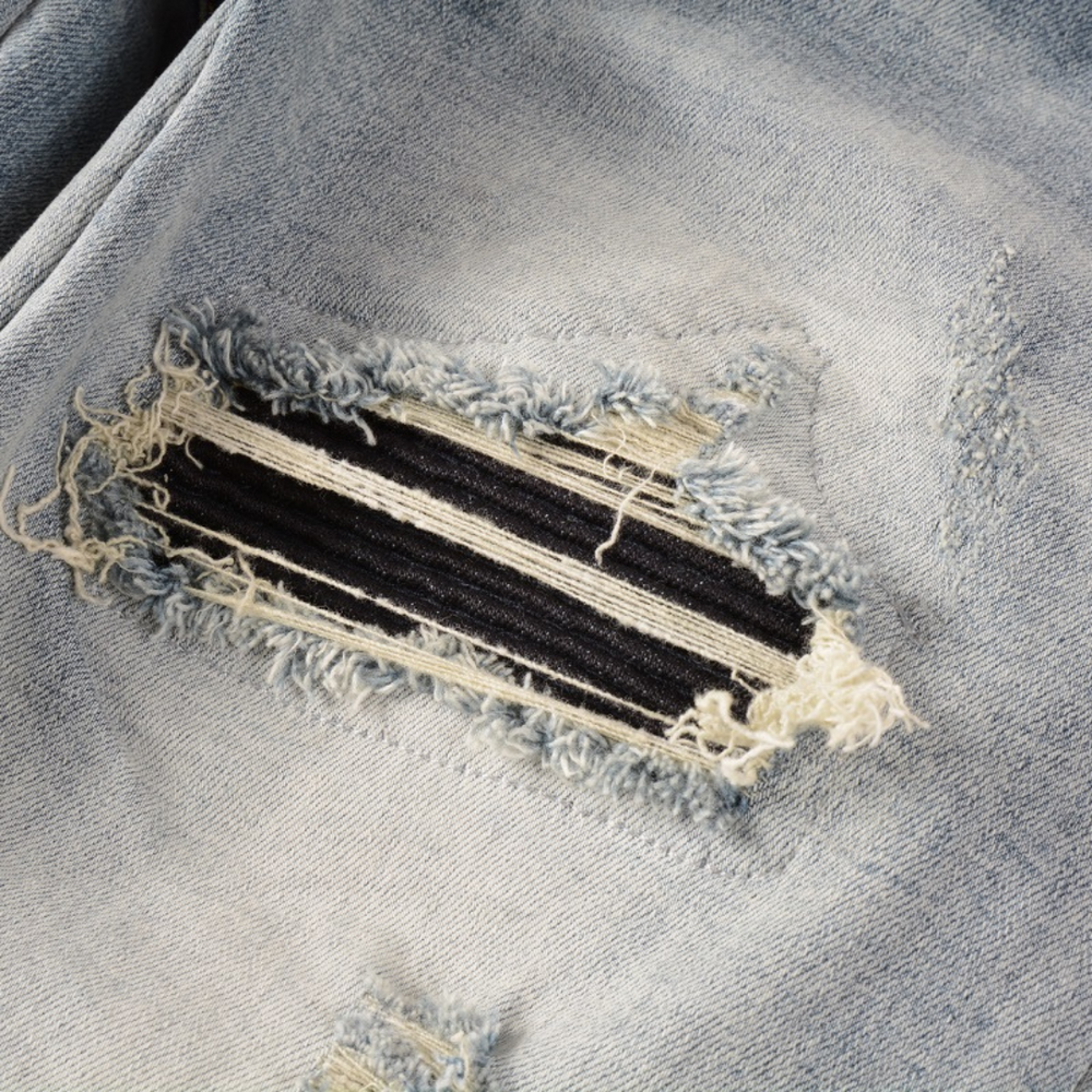 AMR BLACK LOGO JEANS