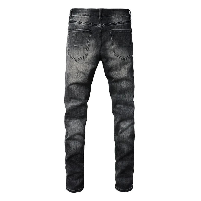 DARK SHINY JEANS