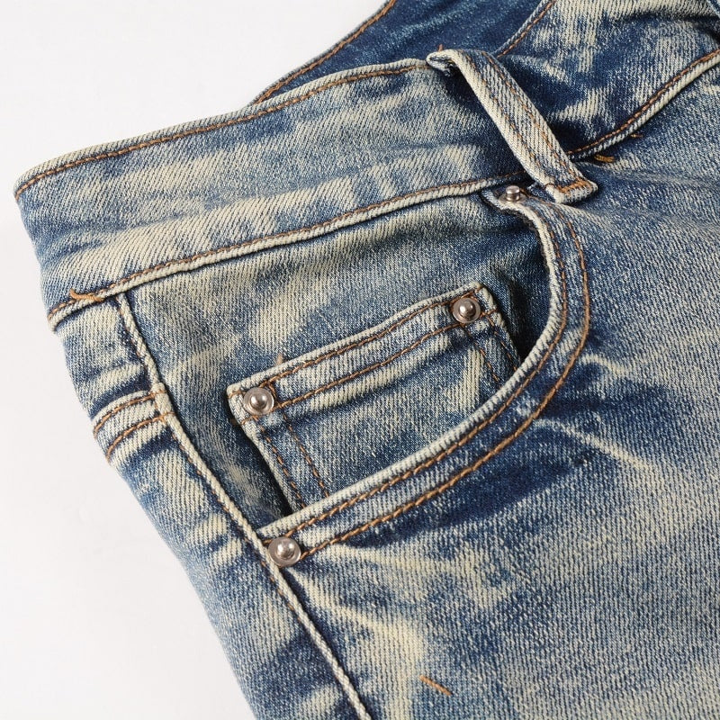 PINK PATCH JEANS