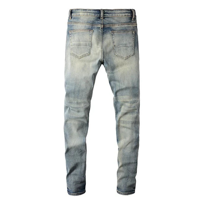 PINK PATCH JEANS