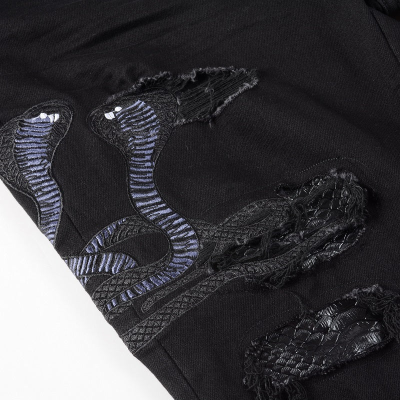 BLACK SNAKE JEANS