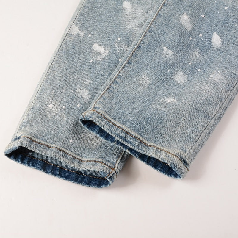 STAINED JEANS