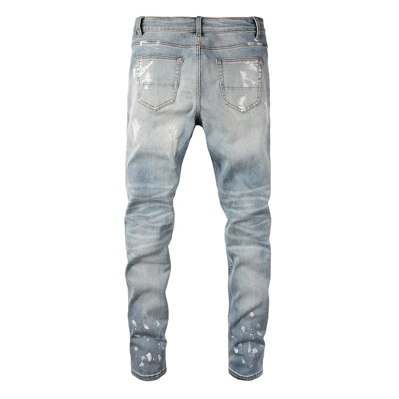 STAINED JEANS