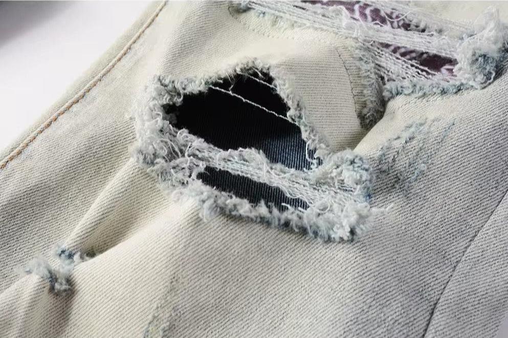 PETAL PATCH JEANS