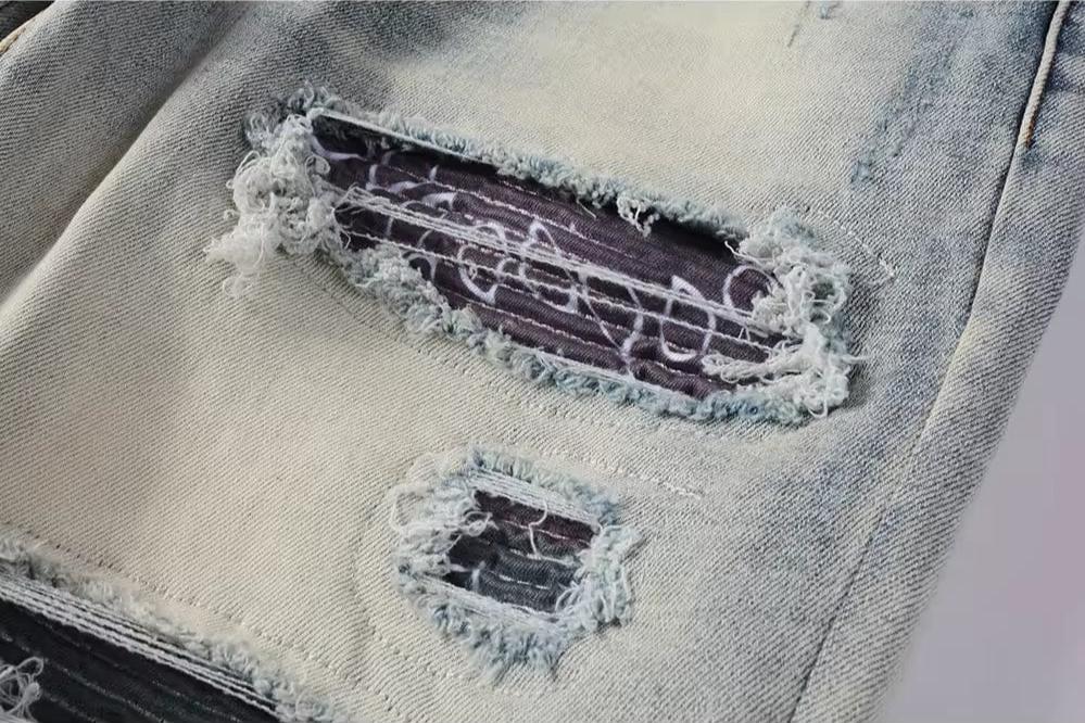 PETAL PATCH JEANS