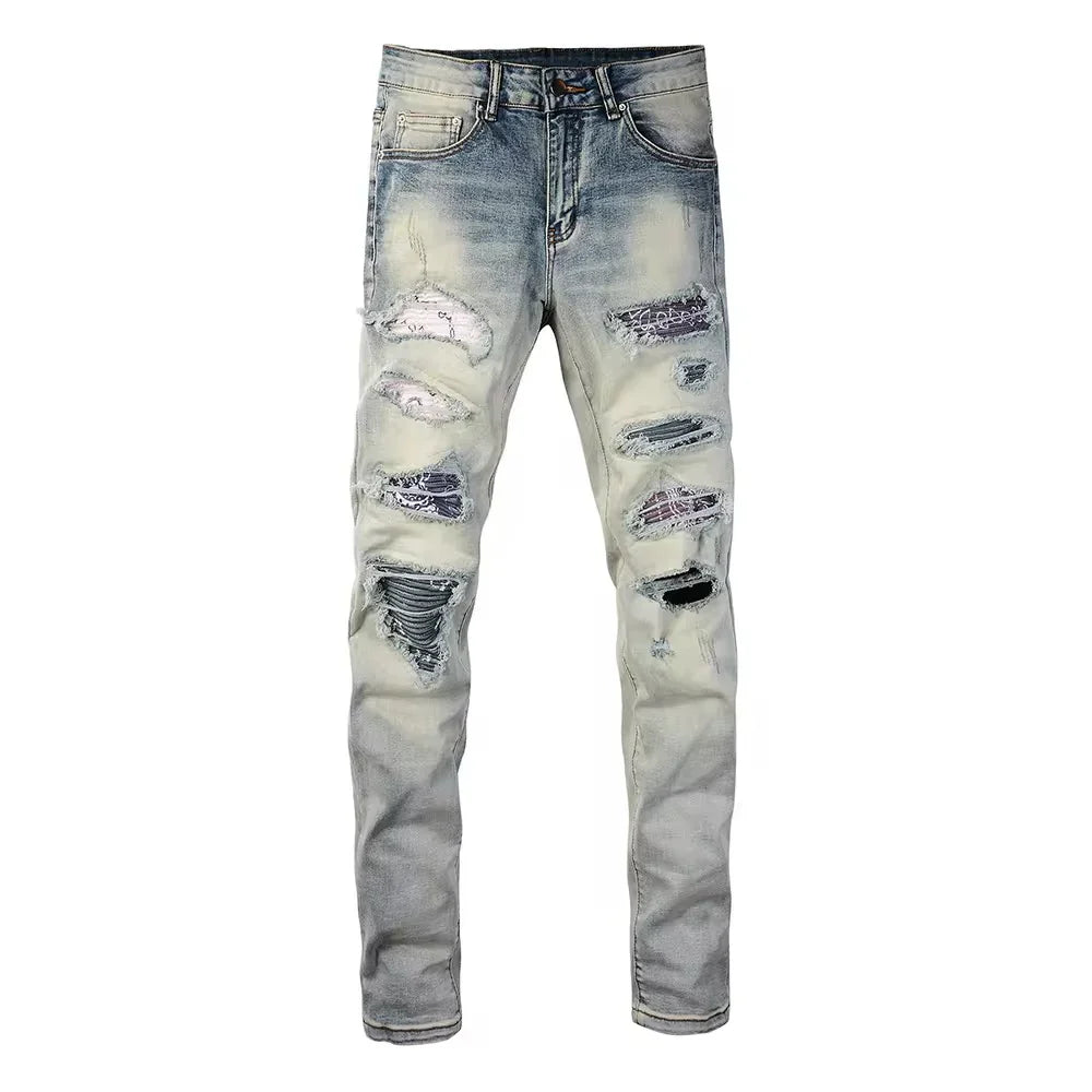 PETAL PATCH JEANS