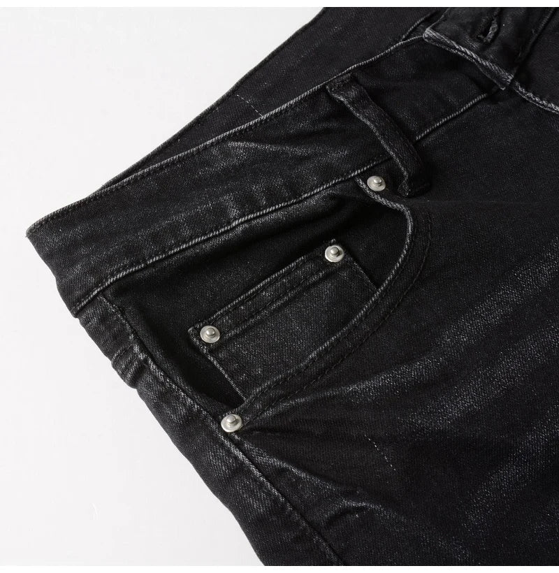 RED PATCH JEANS
