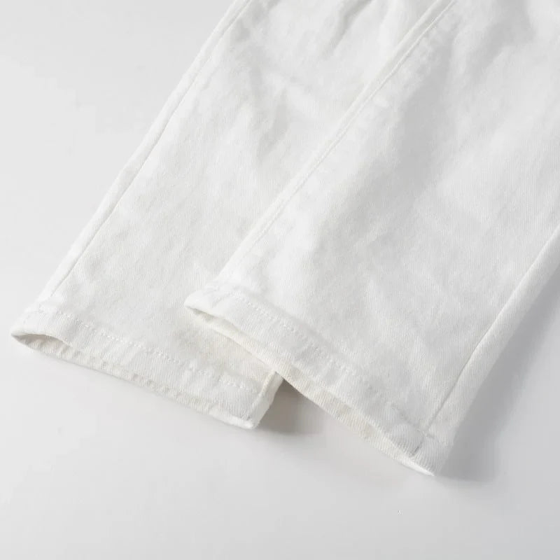 WHITE MILK JEANS