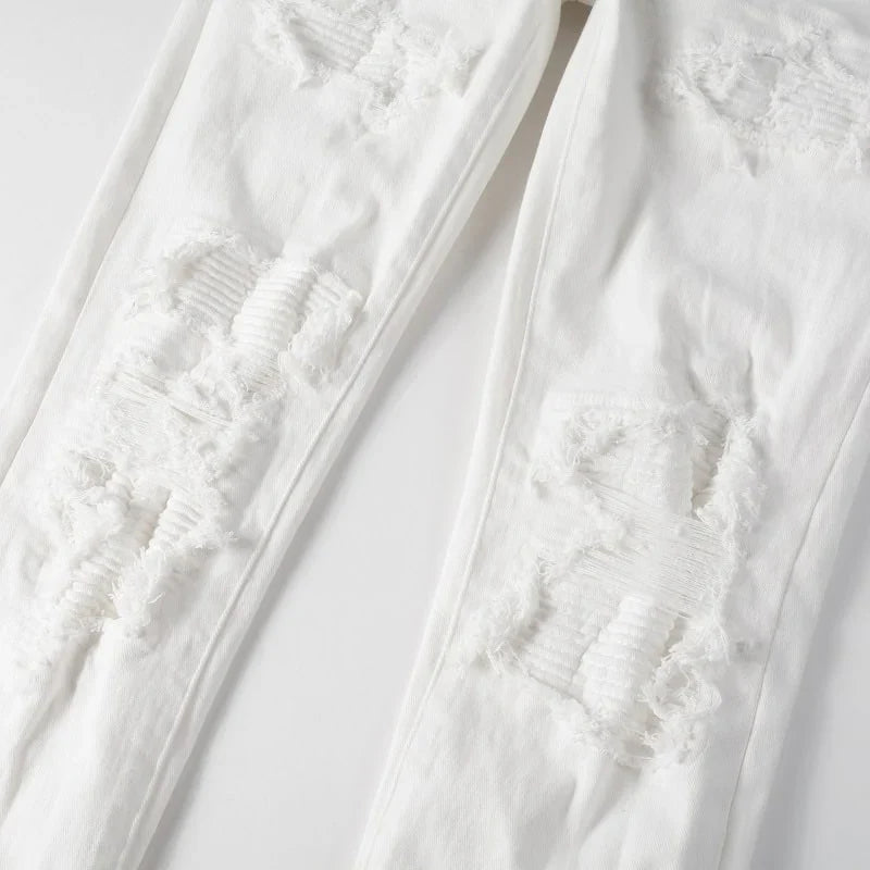 WHITE MILK JEANS