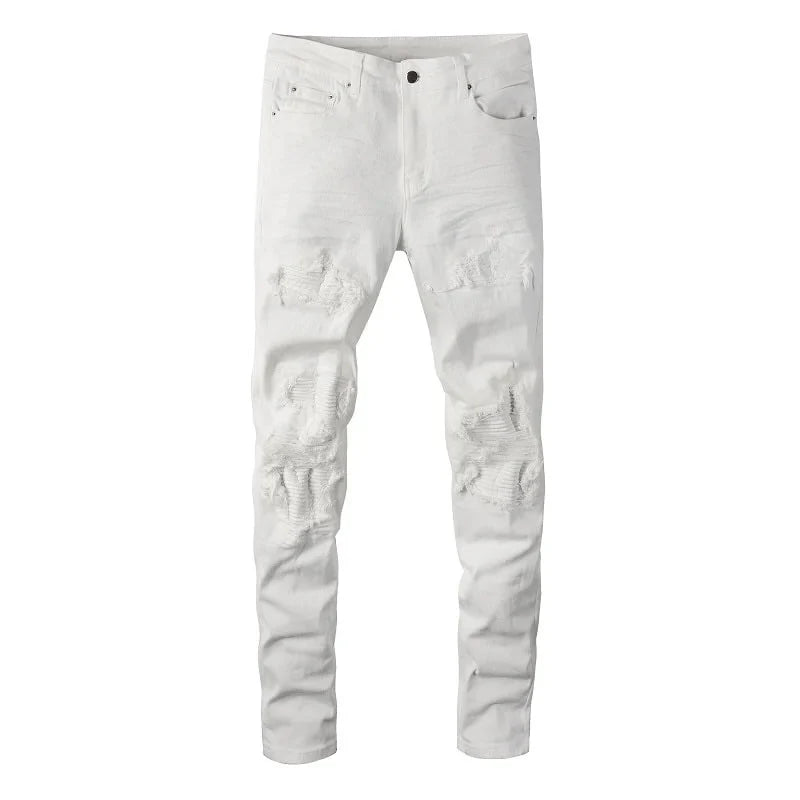 WHITE MILK JEANS