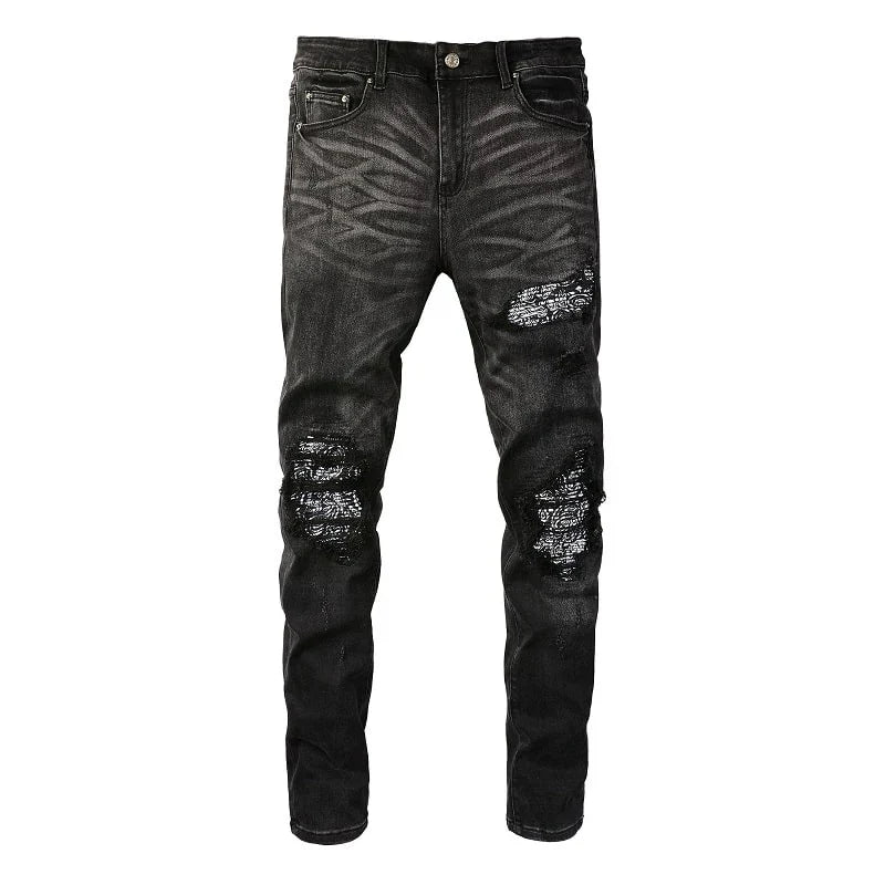 BLACK FLOWER JEANS