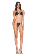 HONEY BIKINI TOP - CLASSIC LEOPARD