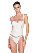 ELLA BUSTIER SET - WHITE