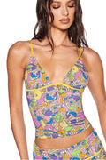 ETTA TOP - TROPICAL BUTTERFLY BLOOM