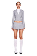 CLAUDETTE JACKET - GREY : PLAID