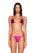 ALOHI BIKINI TOP - PINK : HOT PINK