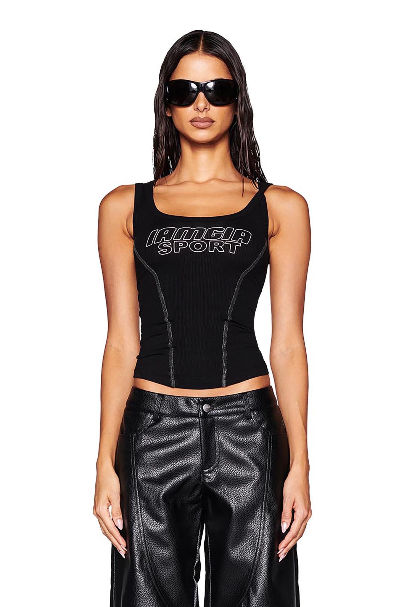 KAYCI TOP - BLACK