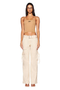 NAIMA CARGO PANT - TAN