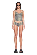 JUNO SHORT - BLUE : INDIGO PLAID
