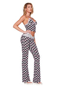 KENDRA PANT - PINK : PLAID